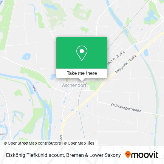 Eiskönig Tiefkühldiscount map