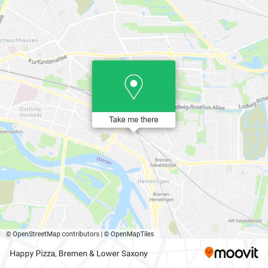 Happy Pizza map