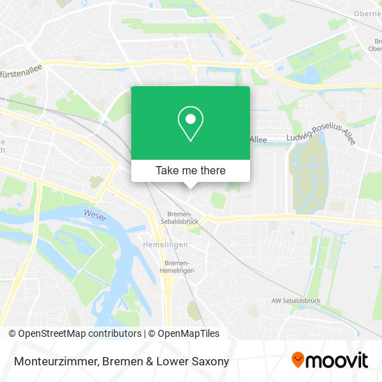 Monteurzimmer map