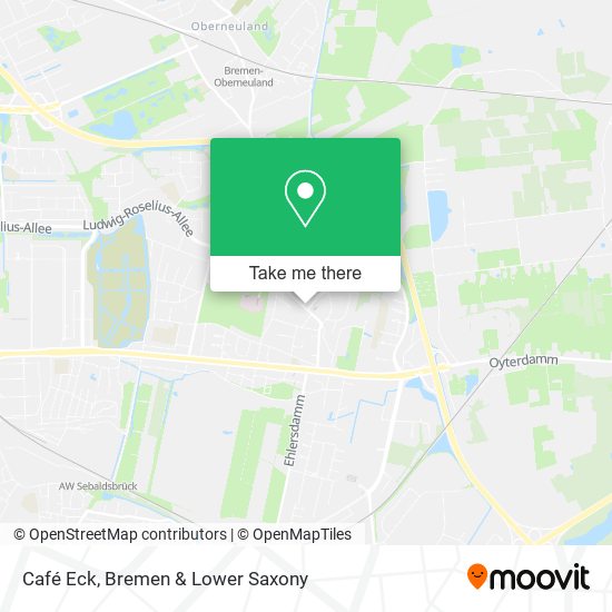 Café Eck map