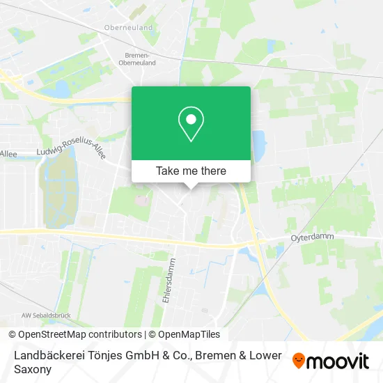 Карта Landbäckerei Tönjes GmbH & Co.