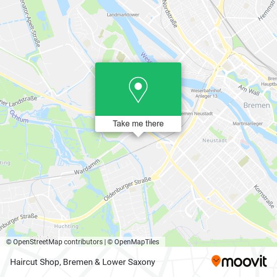 Haircut Shop map