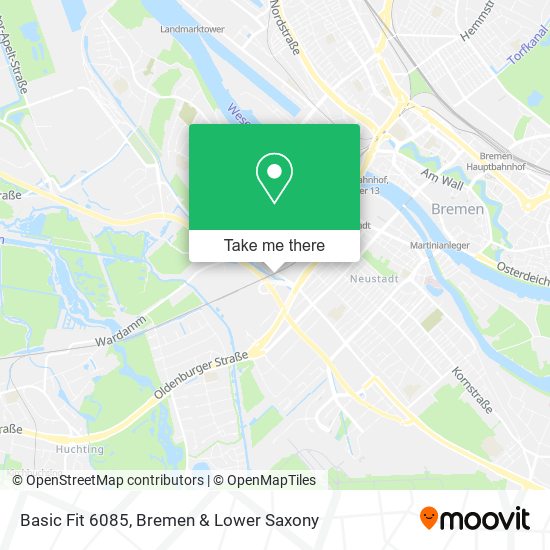 Basic Fit 6085 map