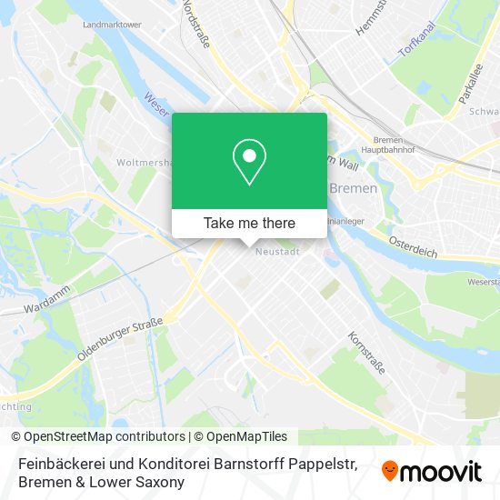 Feinbäckerei und Konditorei Barnstorff Pappelstr map