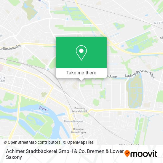 Achimer Stadtbäckerei GmbH & Co map