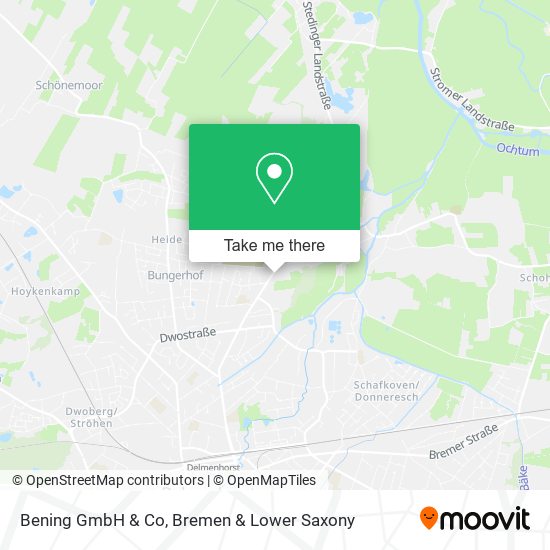 Bening GmbH & Co map