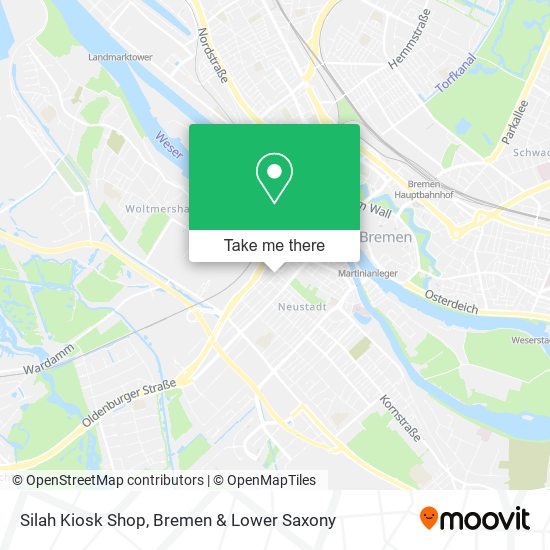 Silah Kiosk Shop map