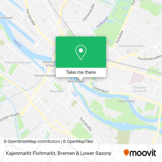 Kajenmarkt Flohmarkt map