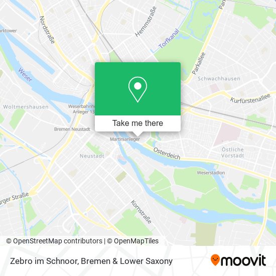 Zebro im Schnoor map