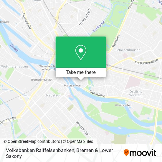 Volksbanken Raiffeisenbanken map