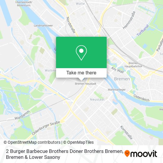 2 Burger Barbecue Brothers Doner Brothers Bremen map