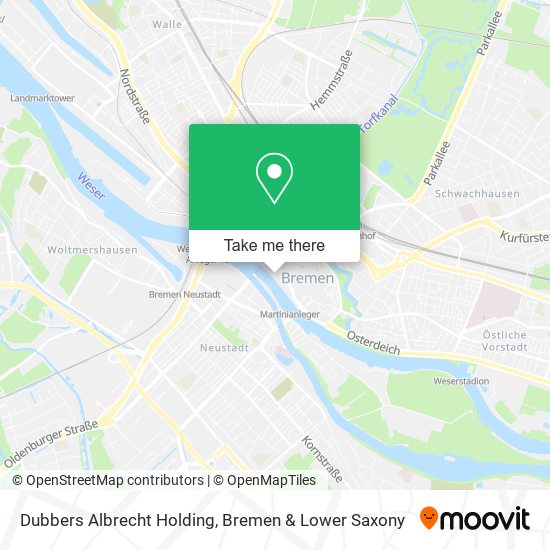 Dubbers Albrecht Holding map