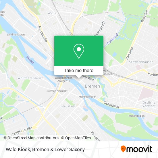 Walo Kiosk map