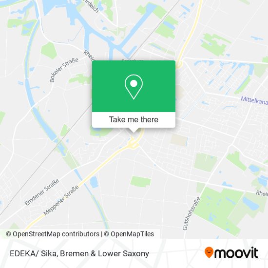 EDEKA/ Sika map