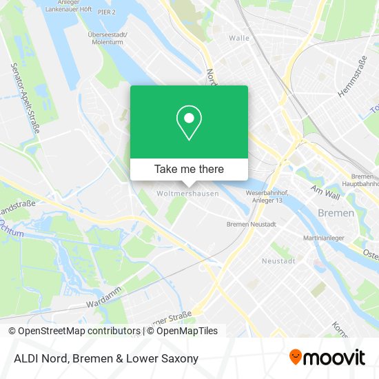 ALDI Nord map