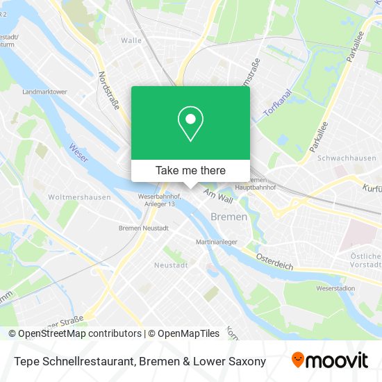 Tepe Schnellrestaurant map
