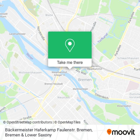 Bäckermeister Haferkamp Faulenstr. Bremen map