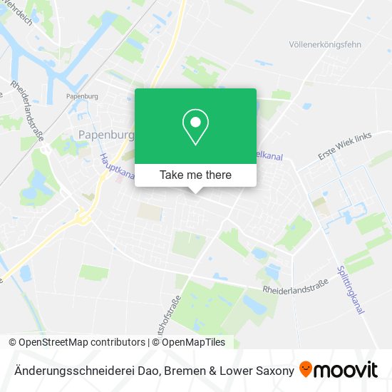 Änderungsschneiderei Dao map