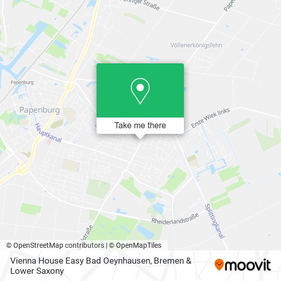 Vienna House Easy Bad Oeynhausen map
