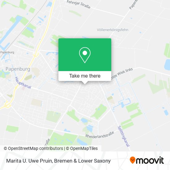Marita U. Uwe Pruin map