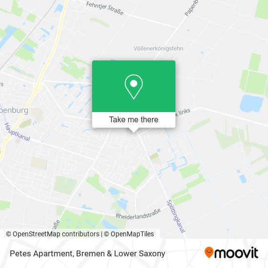 Petes Apartment map