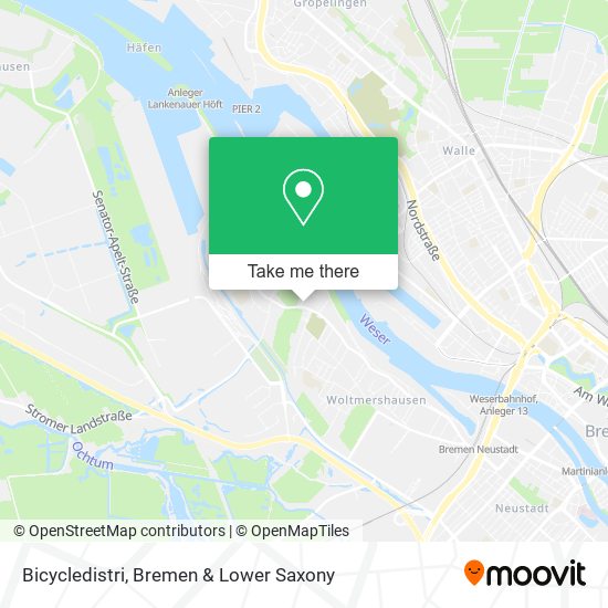 Bicycledistri map