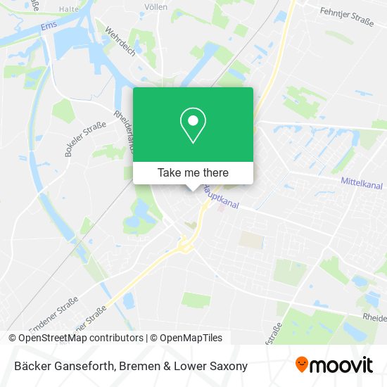 Bäcker Ganseforth map