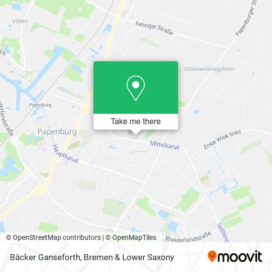 Bäcker Ganseforth map