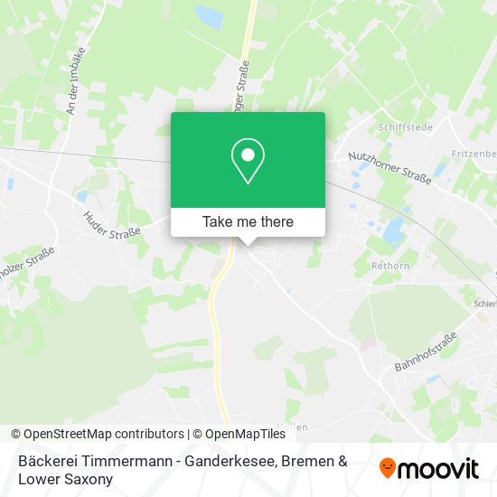 Bäckerei Timmermann - Ganderkesee map