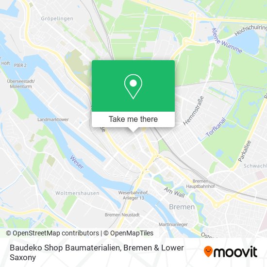 Baudeko Shop Baumaterialien map