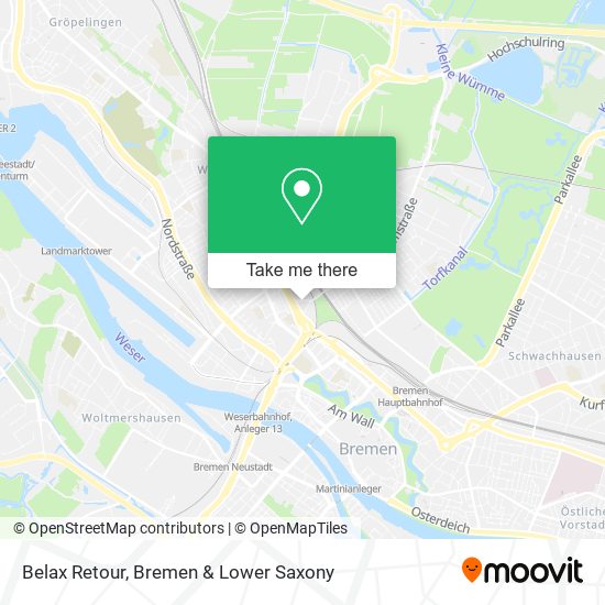 Belax Retour map