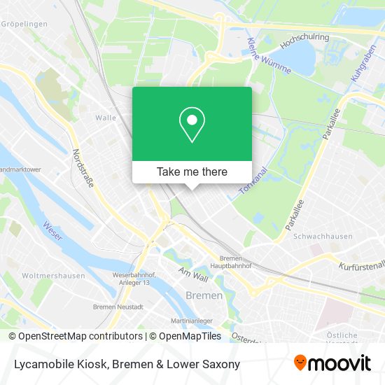 Lycamobile Kiosk map
