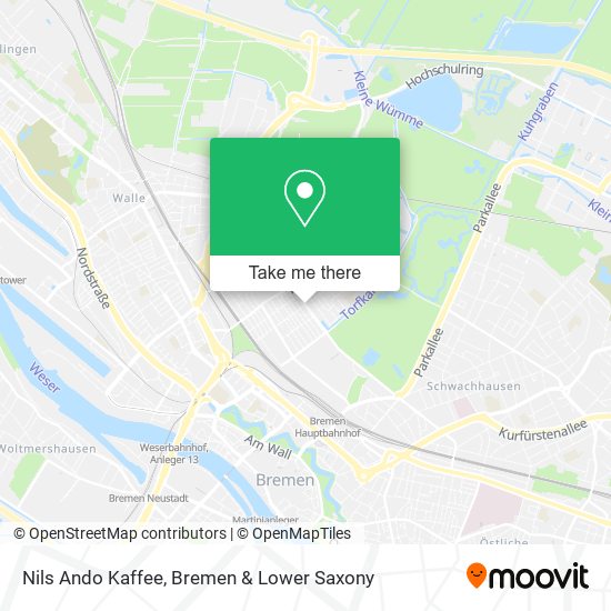 Nils Ando Kaffee map