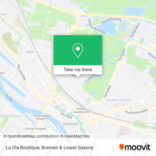 La Ola Boutique map