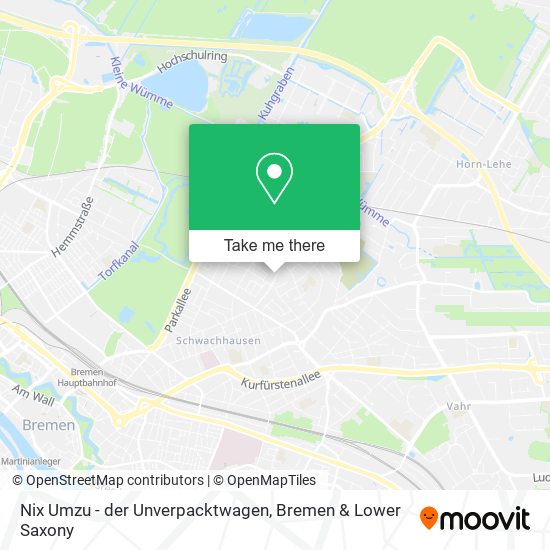 Nix Umzu - der Unverpacktwagen map