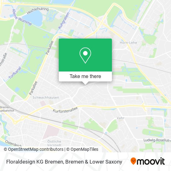 Floraldesign KG Bremen map