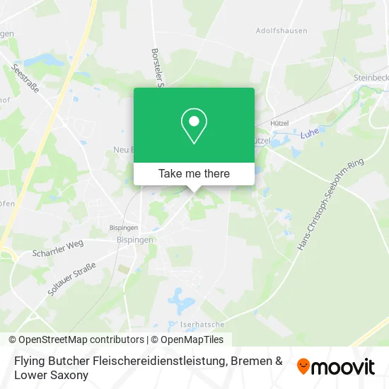 Карта Flying Butcher Fleischereidienstleistung