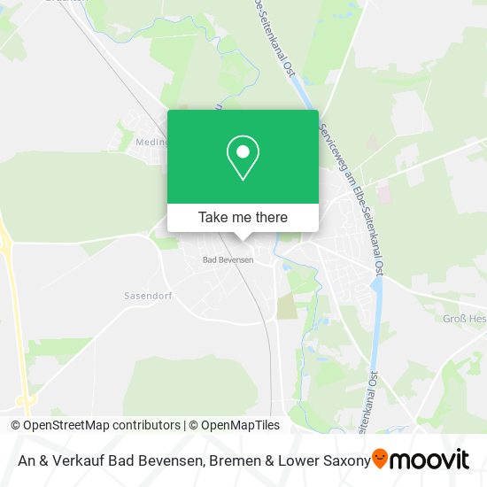 An & Verkauf Bad Bevensen map