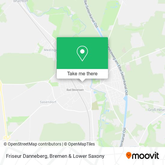Friseur Danneberg map