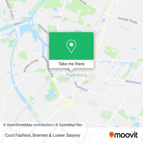 Cool Fashion map