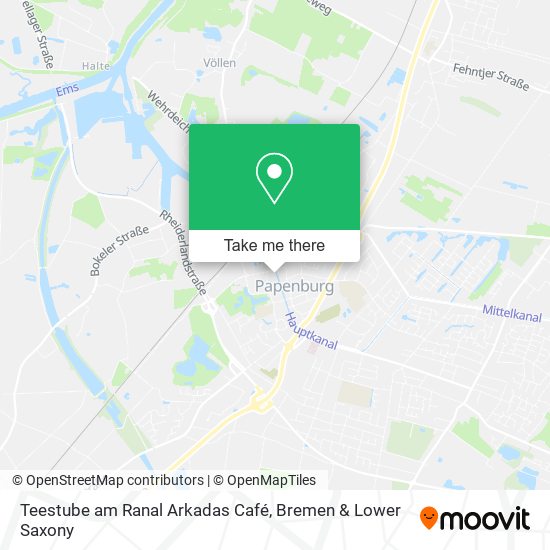 Teestube am Ranal Arkadas Café map