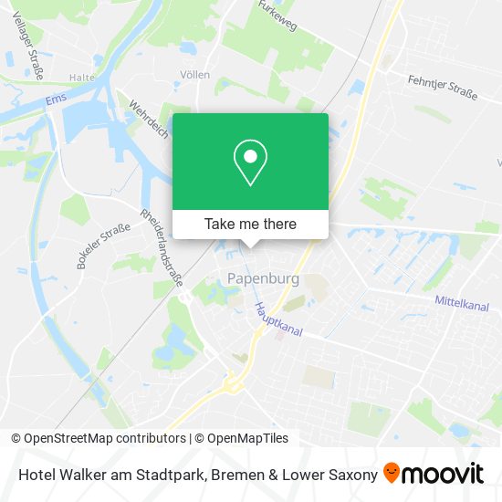 Hotel Walker am Stadtpark map