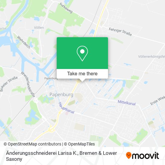 Änderungsschneiderei Larisa K. map