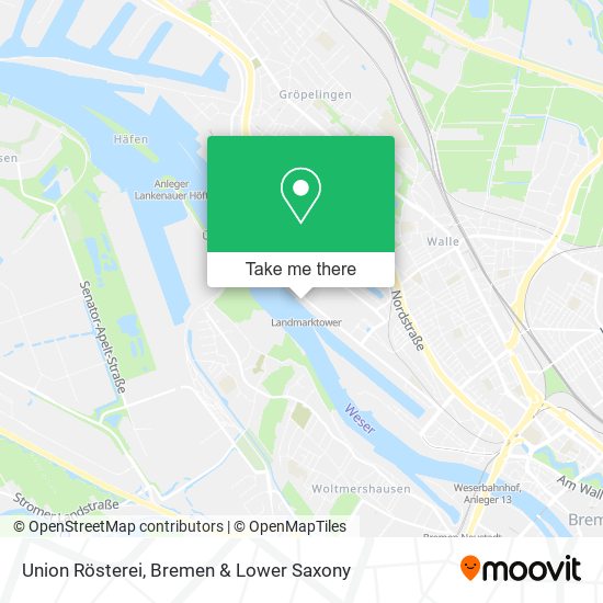 Union Rösterei map