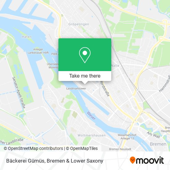 Bäckerei Gümüs map
