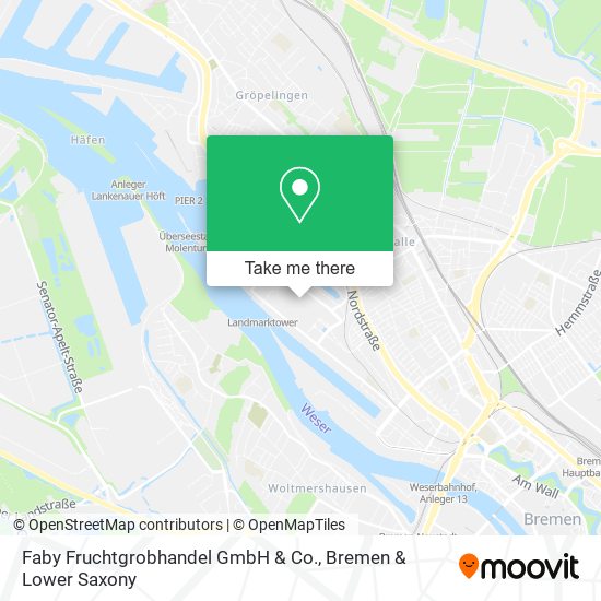 Faby Fruchtgrobhandel GmbH & Co. map