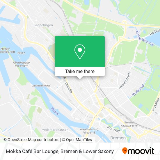 Mokka Café Bar Lounge map