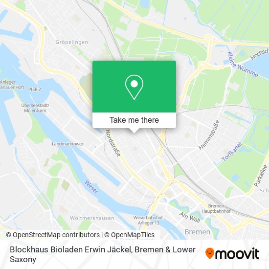 Blockhaus Bioladen Erwin Jäckel map