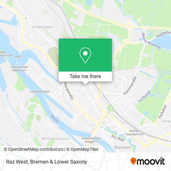 Raz West map