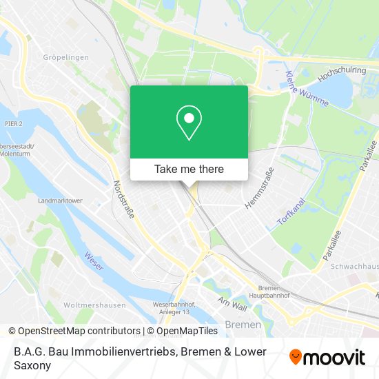 B.A.G. Bau Immobilienvertriebs map